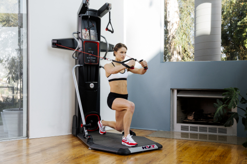 The Bowflex® HVT™ machine offers hybrid velocity training, combining cardio and strength training to provide a fast, highly effective workout. (Photo: Business Wire)