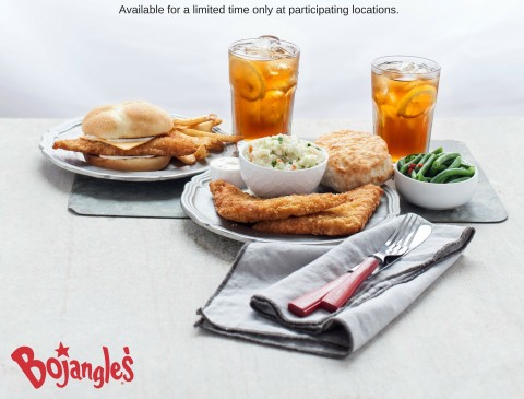 Dive in to your local Bojangles' to enjoy the wildly popular BojAngler fish sandwich or platter for a limited time. (Photo: Bojangles')