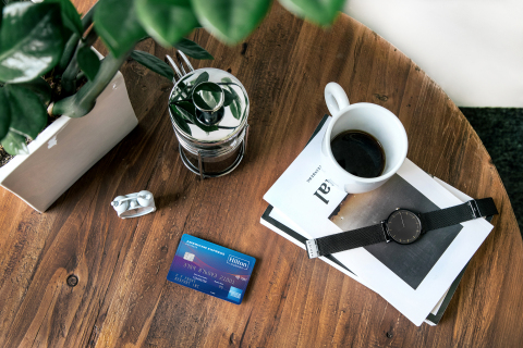 Hilton and American Express celebrate the launch of the upgraded Hilton Honors American Express co-branded credit card portfolio with special bonus offers (Photo: Business Wire)