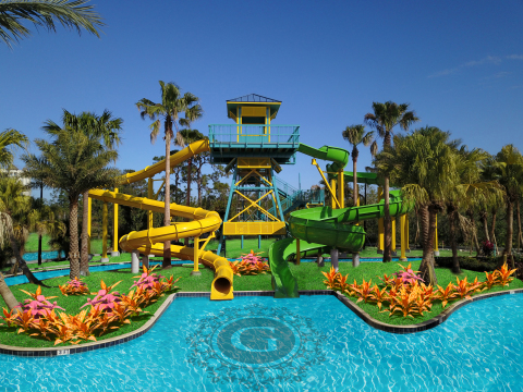 Surf's up beginning March 1st at The Grove Resort and Spa in Orlando. Catch the wave only at Surfari Water Park minutes from Walt Disney World®!
(Photo: Business Wire)