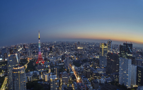 From high atop the Roppongi Hills skyscraper, stunning views of Tokyo and even Mt. Fuji, are on call night and day (Photo: Business Wire)