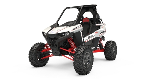 All-new, center-cockpit Polaris RZR RS1 in White Lightning. Polaris' most agile RZR ever built features a 110-HP ProStar 1000 H.O. 4-Stroke DOHC Twin Cylinder that delivers a unique combination of power and precision. Available now and starting at just $13,999. (Photo: Polaris)
