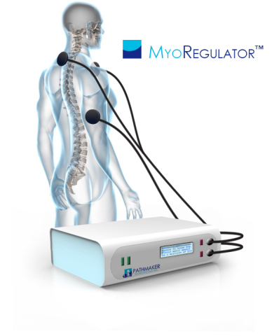 PathMaker Neurosystem's MyoRegulator™ - a potential breakthrough, non-invasive treatment for muscle spasticity (Photo: Business Wire)