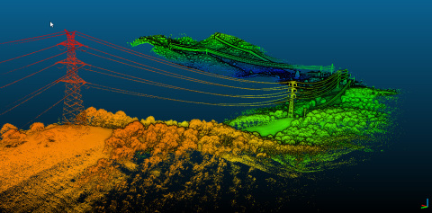 Powerlines & corridor mapping project in Spain - Acquisition made with the YellowScan Surveyor and the DroneQuad4 from Dronetools (Photo: Business Wire)