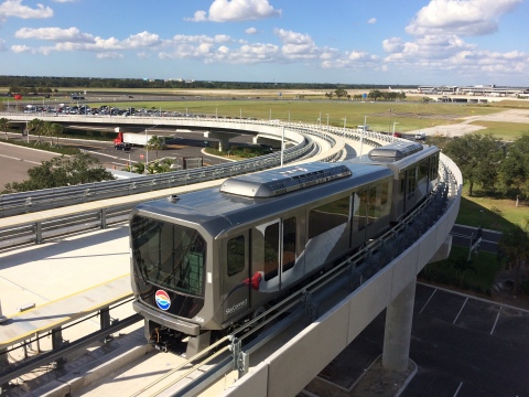 Tampa International Airport "Crystal Mover" APM (Photo: Business Wire)