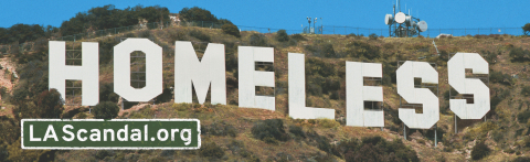 New 'Homeless' billboards in Los Angeles echo iconic 'Hollywood' sign, cut to the heart of the crisis in L.A. and also expose bureaucrats' lax response (Graphic: Business Wire)