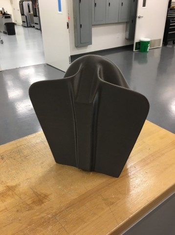 Image of the "Doubles Tower" mandrel, 3D printed with Stratasys ST-130 sacrificial wash-out material (Photo: Business Wire)