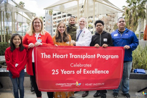 Children's Hospital Los Angeles Heart Transplant Program Celebrates 25th Anniversary (Photo: Business Wire)