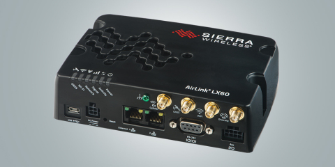 Sierra Wireless AirLink® LX60 router delivers LTE (Cat-4), LTE-M (Cat-M1) and NB-IoT (Cat-NB1) secure, managed connectivity for IoT applications (Photo: Business Wire)