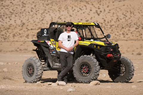 Mitch Guthrie Jr. recently won the King of the Hammers UTV race with the new KMC XS235 Beadlock Grenade wheels. (Photo: Business Wire)