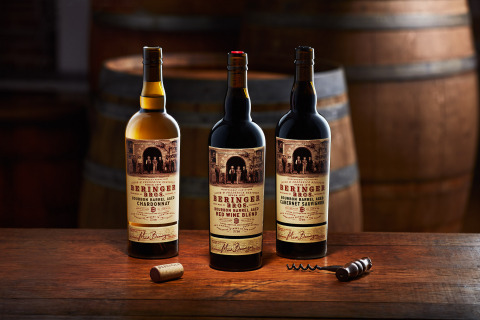 Beringer Bros Bourbon Barrel wines are aged in American Oak for 60 days (Photo: Business Wire)