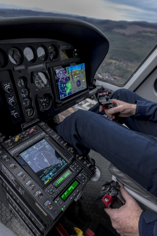 The Garmin GFC™ 600H flight control system for helicopter owners and operators is a breakthrough in cost-effective technology that reduces pilot workload and improves mission effectiveness. (Photo: Business Wire)
