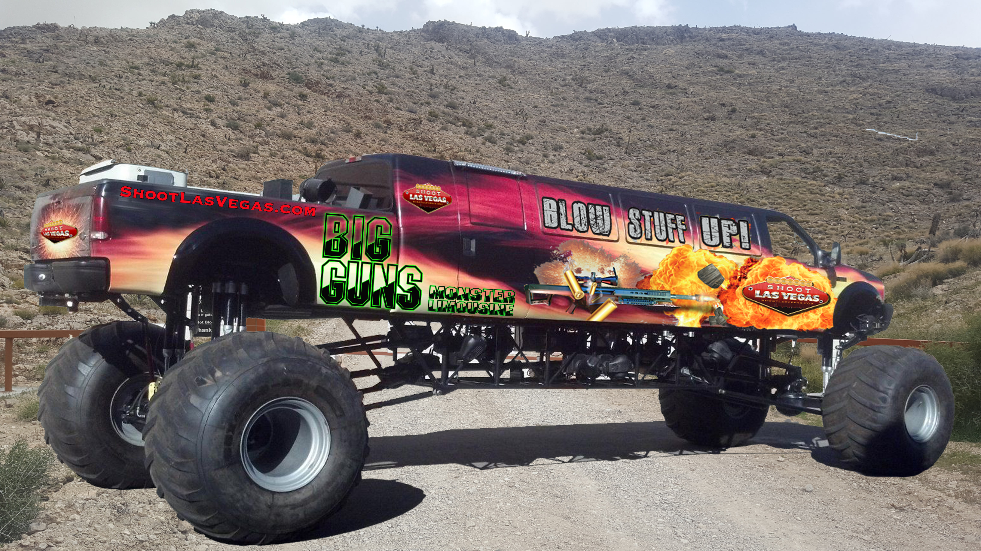 The World's Longest Monster Truck Throttles Onto The Trade Show Floor