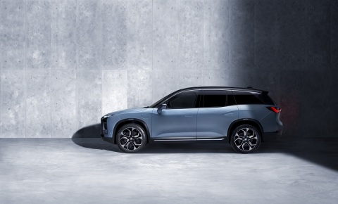 ES8, NIO's first electric all-aluminum vehicle, which the company intends to position in the Chinese electric vehicles mass market (Photo: Business Wire)