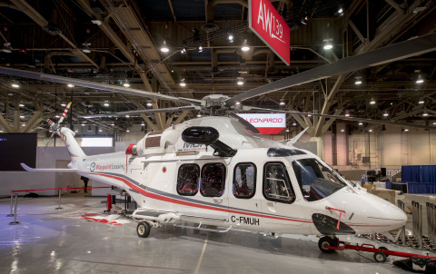 The Waypoint MUH presented with Leonardo at HAI HeliExpo 2018 (Photo: Business Wire)