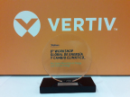 Vertiv was recently awarded by Telefónica as “Best Partner of the Year” at the 8th Global Workshop on Energy and Climate Change. This accolade acknowledged Vertiv for the outstanding contribution to Telefónica’s Energy Efficiency Program, awarded by the GSMA with the Green Mobile Award in 2016. (Photo: Business Wire)