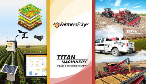 Titan Machinery and Farmers Edge partner to deliver Precision Digital Solutions with enhanced equipment management 