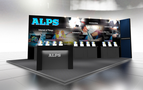 Alps Electric Convergence India Booth Image (Graphic: Business Wire)