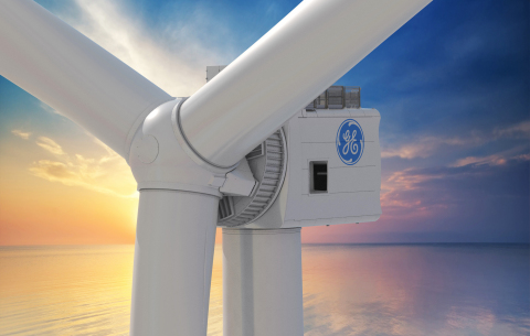 Featuring a 12 MW direct drive generator and an industry leading gross capacity factor of 63 percent, the Haliade-X will produce 45 percent more energy than any other offshore turbine available today. (Photo: Business Wire)