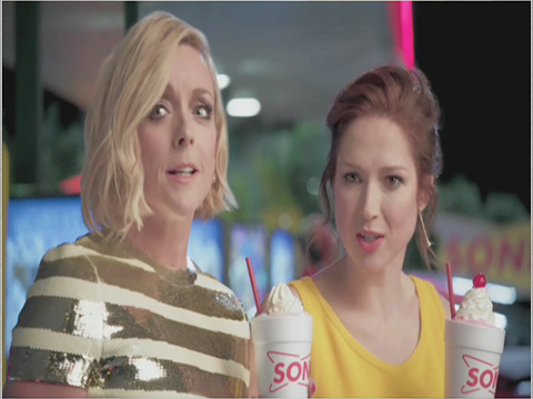 SONIC take on its iconic new advertising campaign featuring comedic powerhouses Jane Krakowski and Ellie Kemper