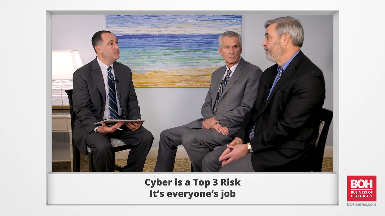 Cleveland Clinic's Charles Kolodkin and Clearwater Compliance's Bob Chaput share crucial steps in developing a hospital cyber risk management strategy in the newest Business of Healthcare (BOH) episode "Innovating to Reduce Cyber Risk." The interview shows how captives are important strategic tools for managing hospital risk.