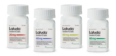 Sunovion Receives FDA Approval of Supplemental New Drug Application (sNDA) for Use of Latuda® (lurasidone HCl) in the Treatment of Bipolar Depression in Pediatric Patients (10 to 17 Years of Age) (Photo: Business Wire).