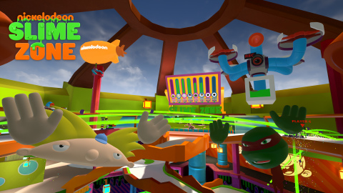 In partnership with IMAX, Nickelodeon is bringing SlimeZone--its first multi-player, social VR experience--to select IMAX VR Centres globally this month. (Photo: Business Wire)