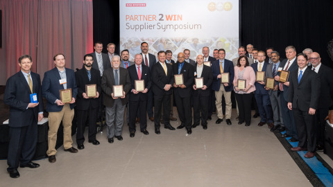 BAE Systems’ Electronic Systems sector, based in Nashua, New Hampshire, honored its top suppliers at an inaugural Partner 2 Win Supplier Symposium ceremony. (Photo: BAE Systems)