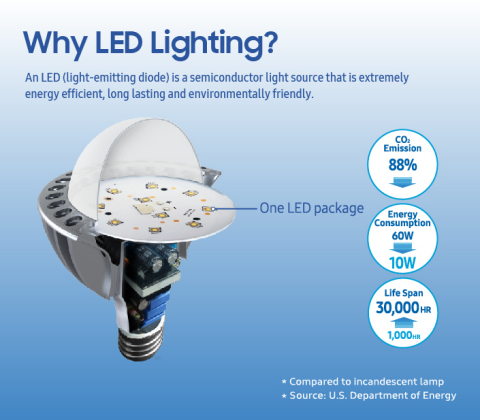 Why LED Lighting? (Graphic: Business Wire)