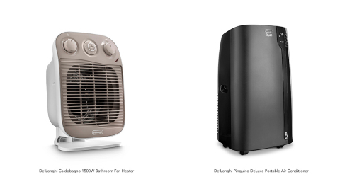 De'Longhi Expands Its Highly Successful Portable Cooling and Heating Portfolio with New Portable Air Conditioners and Bathroom Heaters (Photo: Business Wire)