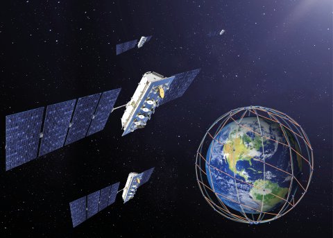 LeoSat Constellation (Photo: Business Wire)