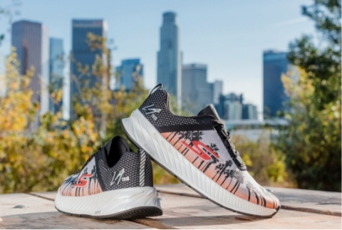 The limited edition, Skechers GO Run Forza 3, designed for the 2018 Skechers Performance Los Angeles ... 