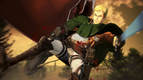 Experience the immense anime story alongside Eren and his companions as they fight to save humanity from the threat of the deadly human-devouring Titans. The Attack on Titan 2 game will be available on March 20. (Graphic: Business Wire)