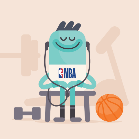 NBA Teams Up with Leading Mindfulness App Headspace to Provide Training and Resources to League and Team Staff (Graphic: Business Wire) 