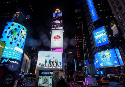 Midea image for Nasdaq & Reuters billboards at Times Square (Photo: Business Wire)