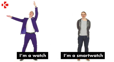 MyKronoz newest video campaign: I'm a watch / I'm a smartwatch (Photo: Business Wire)
