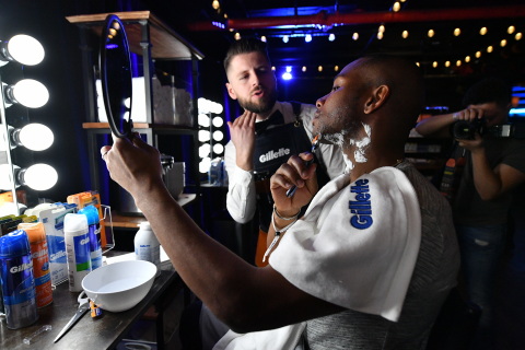 During a Gillette event in NYC, guests learn about Gillette’s newly innovated razors, recognizing guys’ unique differences and offering even easier access to a more comfortable shave at a more comfortable price. (Photo: Getty Images for Gillette)