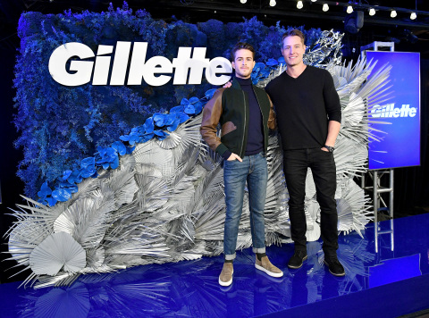 Gillette, guest host Justin Hartley and men’s style influencer Adam Gallagher share the top grooming trends of 2018 with a declaration that “one size” does not fit every man when it comes to razors. (Photo: Getty Images for Gillette)