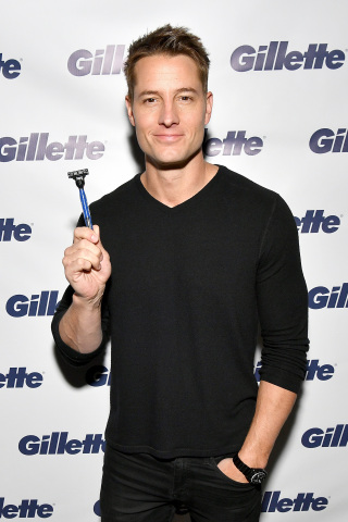 Gillette and guest host Justin Hartley share the top grooming trends of 2018 with a declaration that “one size” does not fit every man when it comes to razors. (Photo: Getty Images for Gillette)