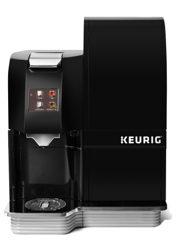 Launching in Summer 2018, the Keurig K4000 Café System uses K-Cup pods and milk powder to deliver la ...