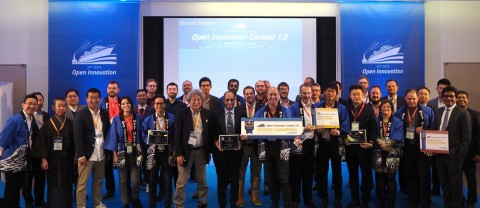 Finalists and judges of the Open Innovation Business Contest (Photo: Business Wire)