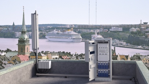 Through the Ericsson Energy Alliance, Vertiv will offer a wide variety of customized electrical systems and supplies with the goal of helping the Alliance evolve service providers’ networks towards 5G. The many Vertiv solutions include integrated outdoor enclosures such as the one pictured and hybrid solar solutions for spaces that are not connected to an electrical grid or have an unstable connection. (Photo: Business Wire)