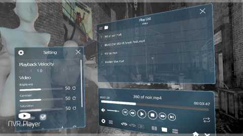 NINE VR, a VR solution development startup in Korea, released NVR Player, a virtual reality video player, on the Steam Store. NVR Player is VR video replay software that enables users to enjoy all forms of video contents easily. It plays back not only VR contents but also high-resolution 4K, 8K and 3D videos with ultra-high-definition detail and clarity. (Graphic: Business Wire)