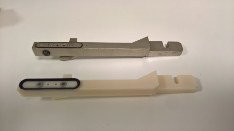 UPSA is making 95 percent cost reduction on one part alone, by replacing cast steel arms with high-performance 3D printed arms using ABS-M30i 3D printing material (Photo: Business Wire)