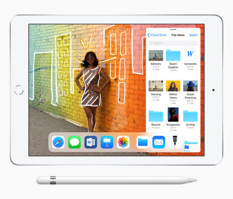 The new iPad supports Apple Pencil and features even greater performance, starting at $329. (Photo:  ... 