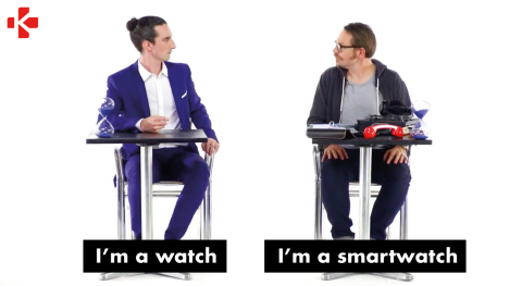 MyKronoz newest video campaign: I'm a watch / I'm a smartwatch (Photo: MyKronoz)
