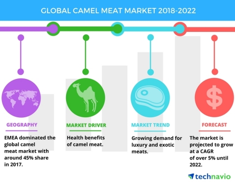 Technavio has published a new market research report on the global camel meat market from 2018-2022. (Graphic: Business Wire)