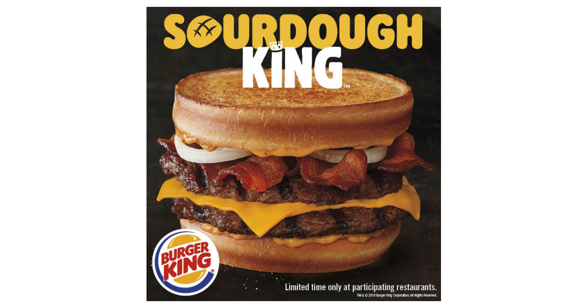 Burger King® Restaurants Introduce New Sourdough King™ And Asks America Is It A Burger Or A 