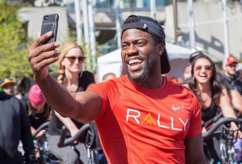 Actor, comedian and Rally Health Ambassador Kevin Hart at the San Francisco HealthFest. (Photo: Business Wire)