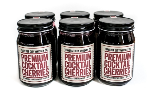 Traverse City Whiskey Co. Today Unveils Line of All-Natural Premium Cocktail Cherries With Regional Supermarket Chain Meijer. (Photo: Business Wire)